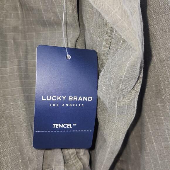 Lucky Brand Green Tencel Oversized Hooded Jacket NWT Women’s Size Small - Picture 5 of 16